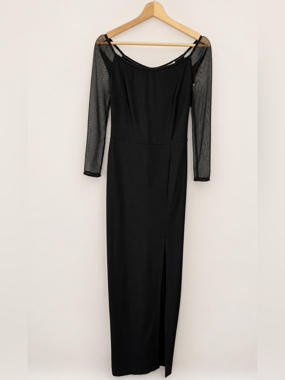 Marcella NYC Marian Dress Gown European Ponte Off Shoulder Size XS - Picture 11 of 17